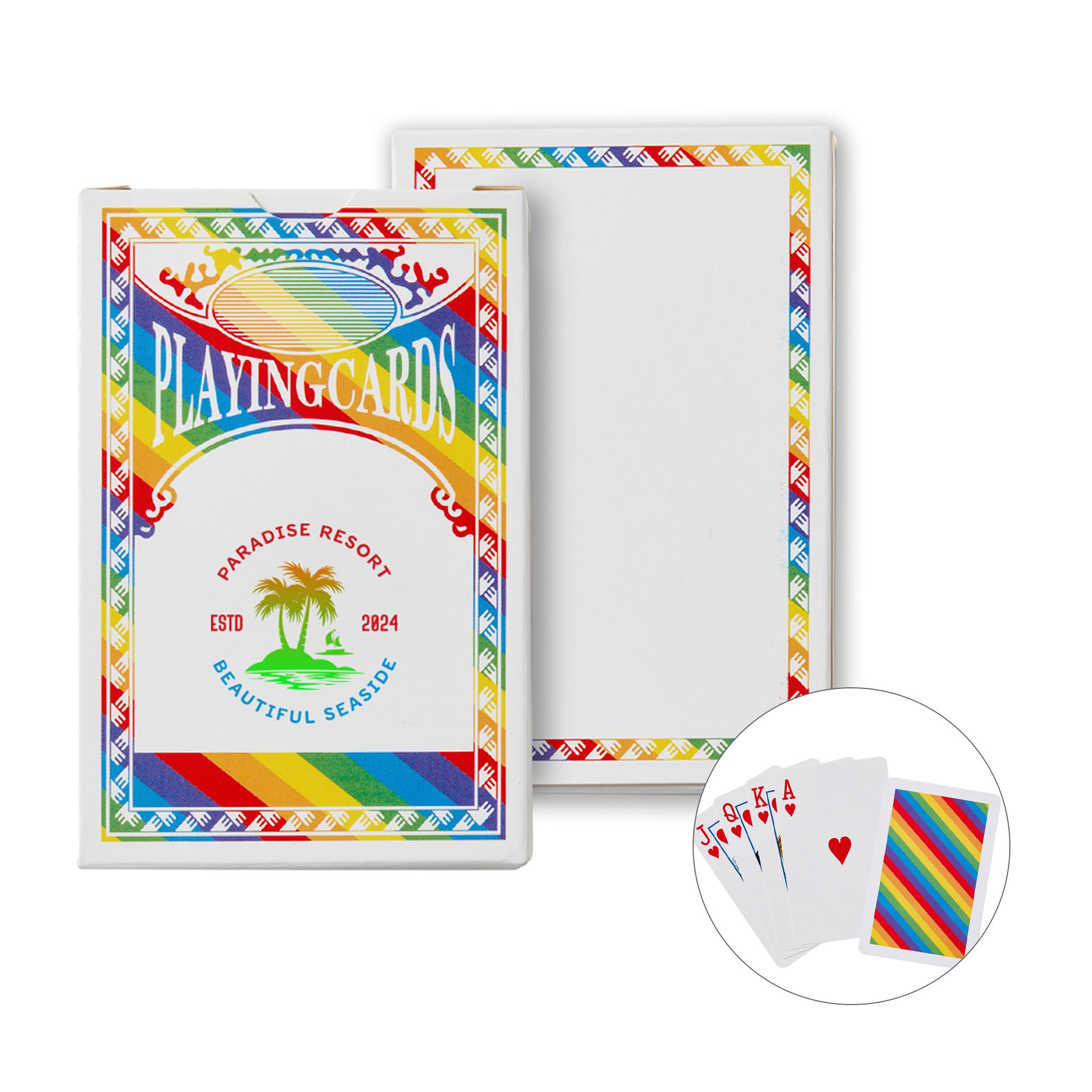 Jornikolor Rainbow Playing Cards  Imprinted with Logo (Q215532)