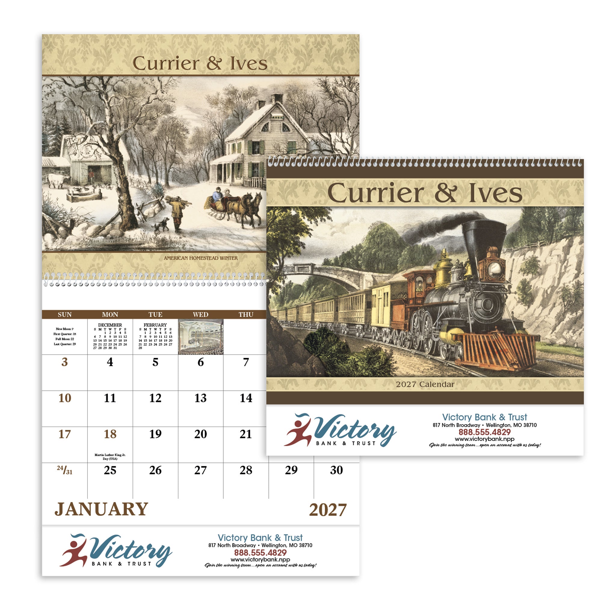 Currier & Ives - Spiral Calendar (Q215722)