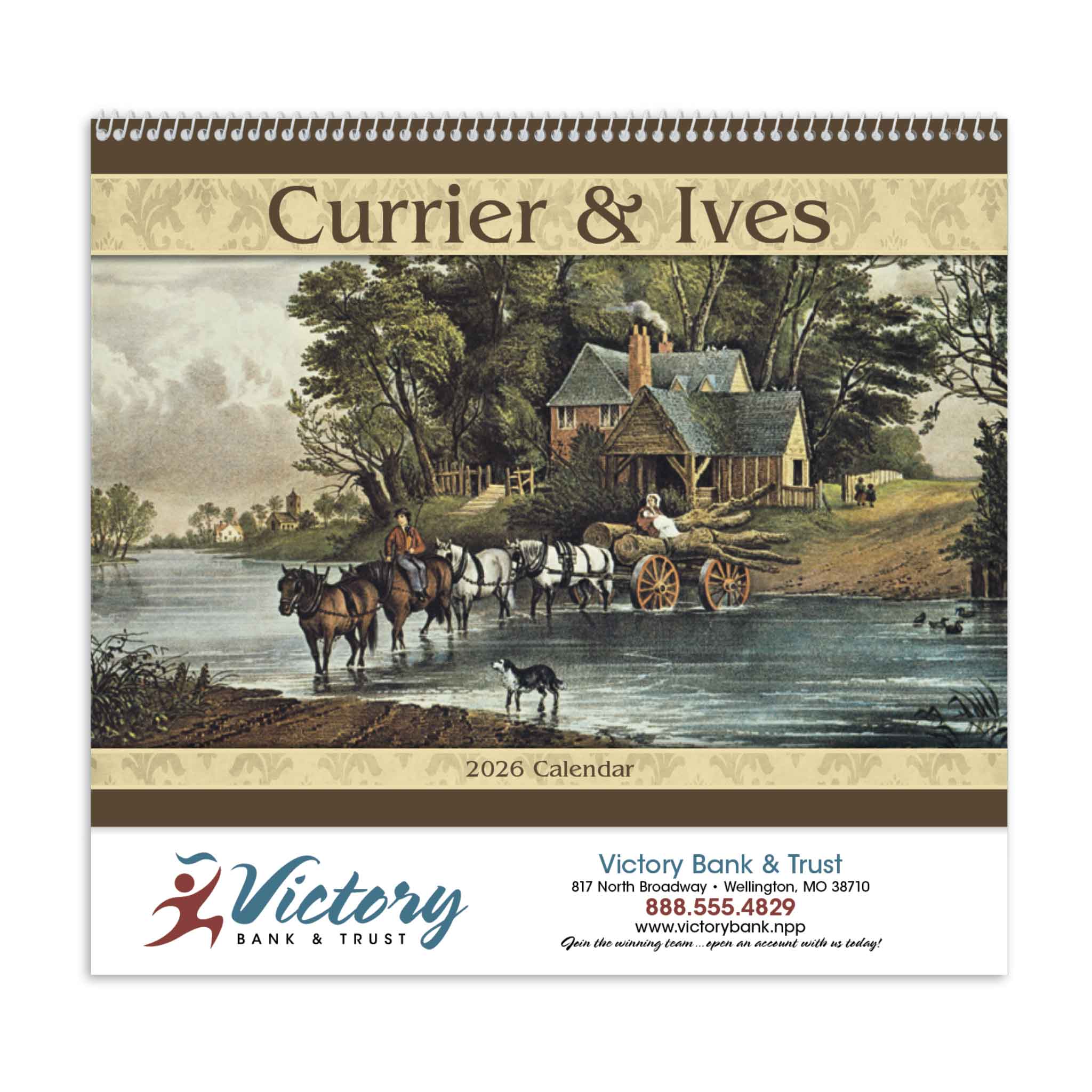 Currier & Ives - Spiral Calendar (Q215722)