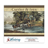 Currier & Ives - Spiral Calendar  Imprinted with Logo (Q215722)