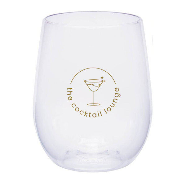 12 Oz. Dishwasher Safe Govino® Wine/Cocktail Glass 4 Pack  Imprinted with Logo (Q215922)