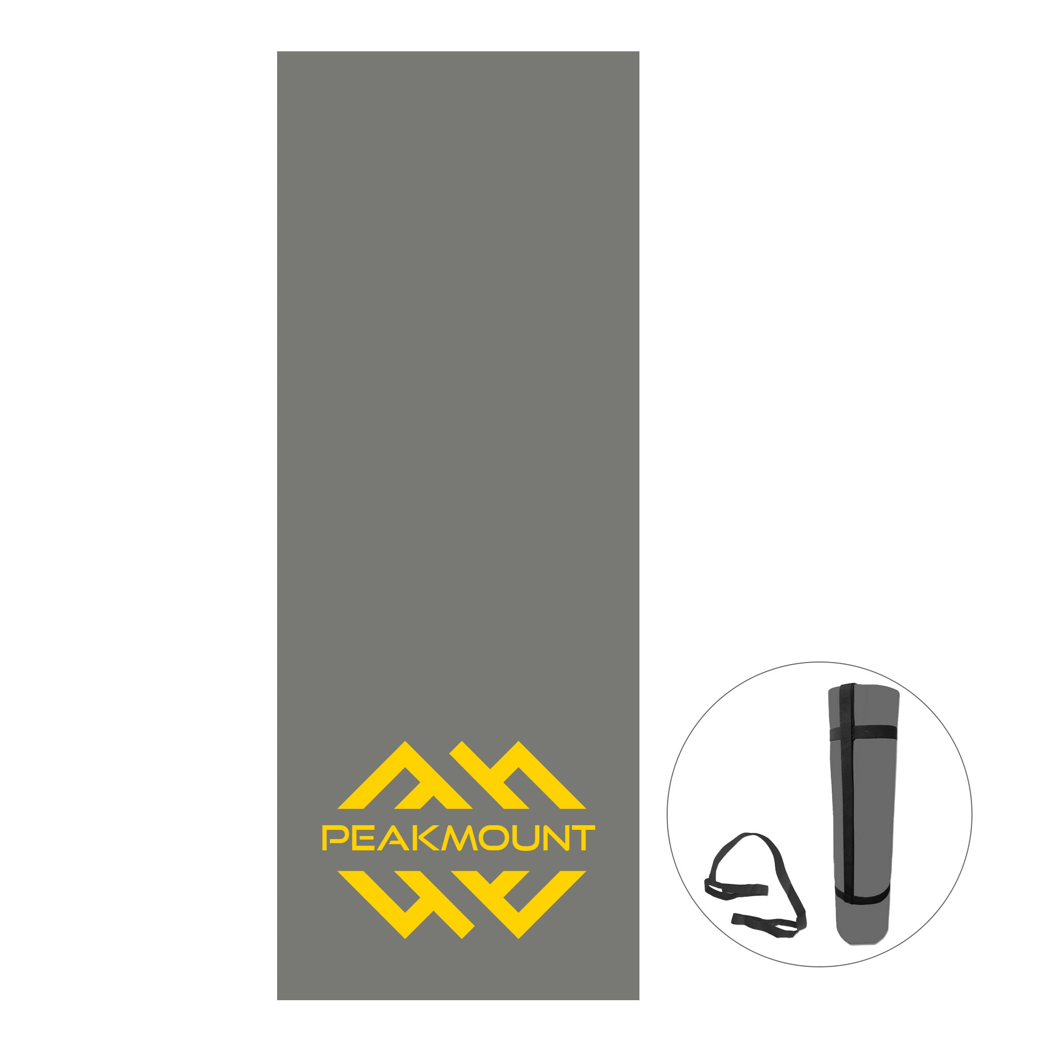 55 Inch Fitness & Exercise Mat - .75T  Imprinted with Logo (Q217532)