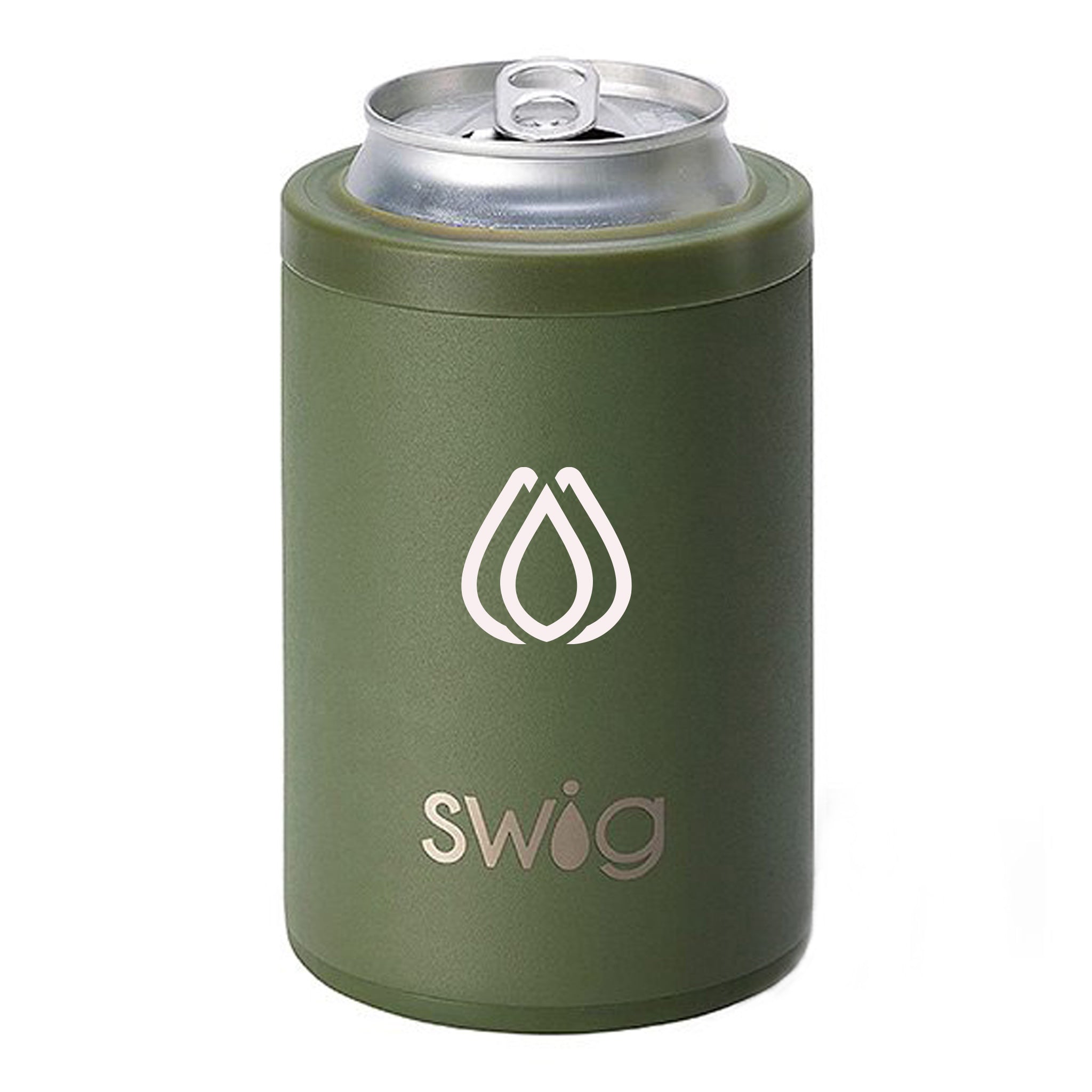 12 Oz. Swig Combo Can And Bottle Cooler - Olive (Q220522)