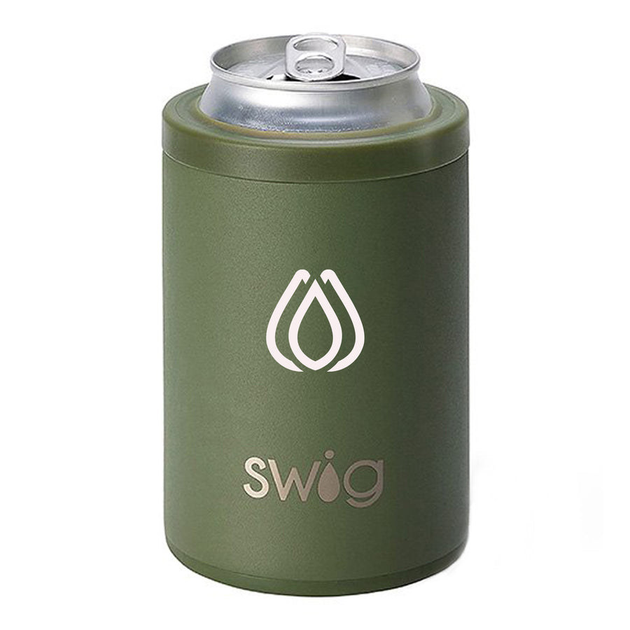 12 Oz. Swig Combo Can And Bottle Cooler - Olive (Q220522)