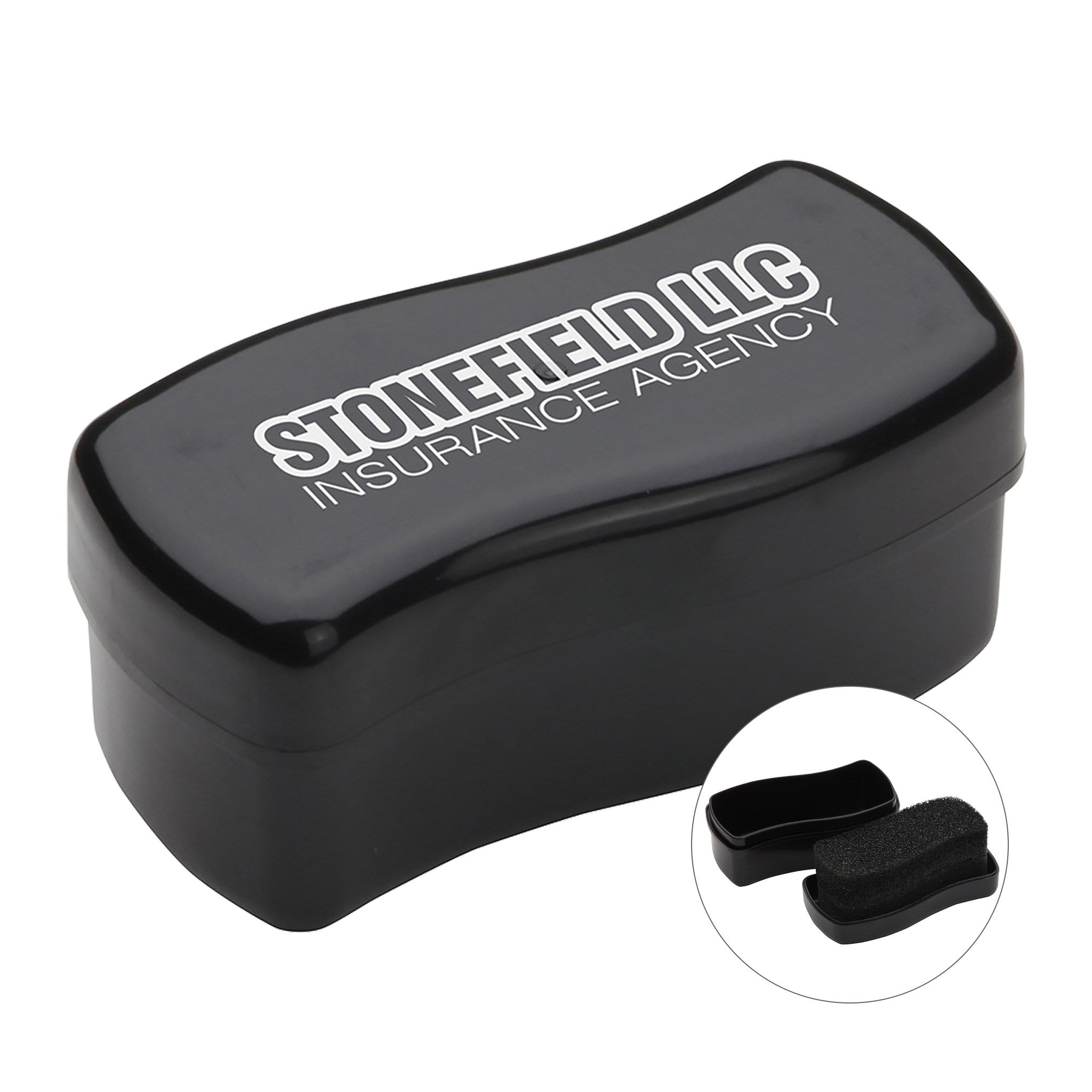 Touch-Up Shoe Shine Black Polish  Imprinted with Logo (Q221911)