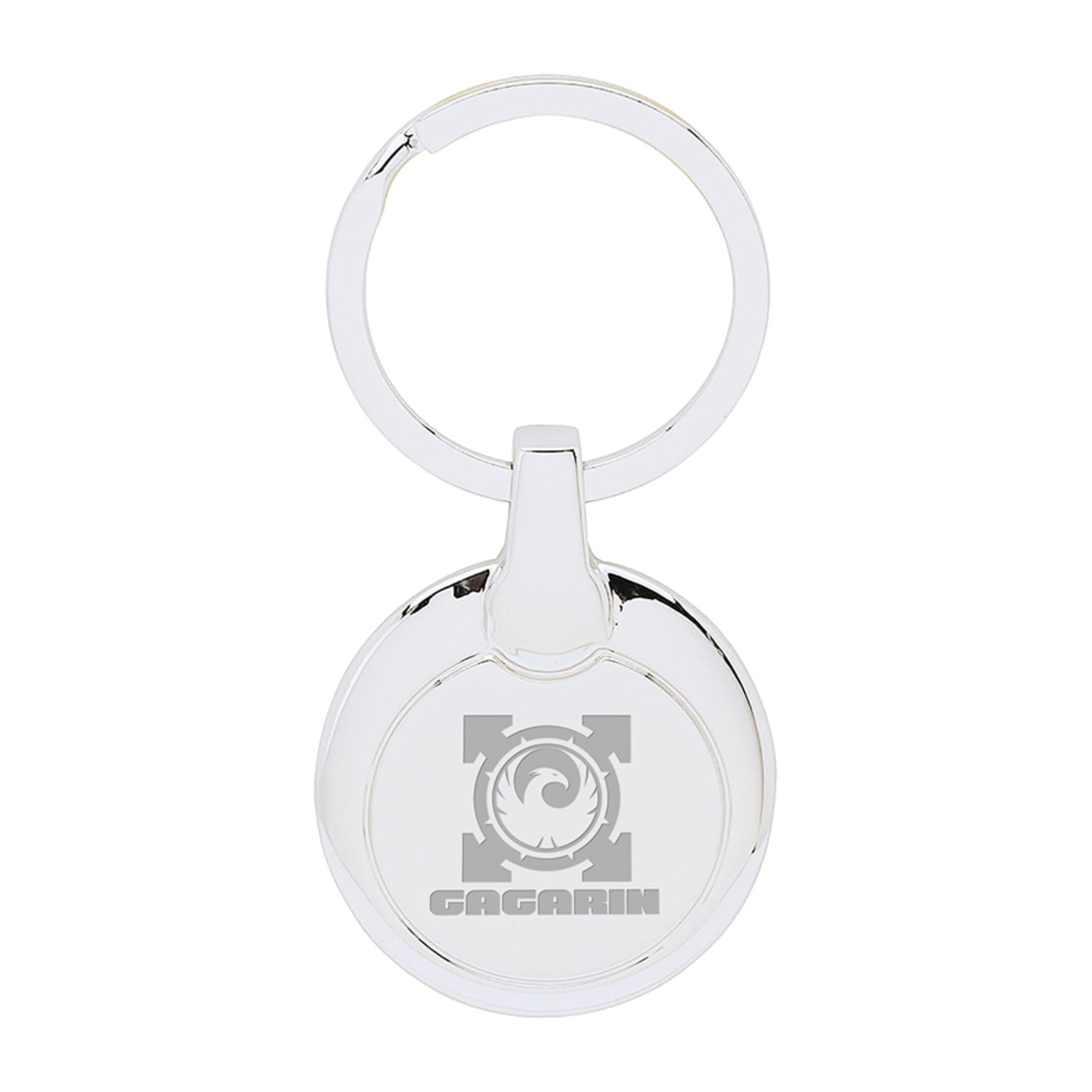 Metal Keyring  Imprinted with Logo (Q222311)