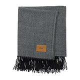 Everlasting Throw Blanket - Black  Imprinted with Logo (Q222922)