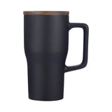 Element 18 Oz. Ceramic Mug With Wood Lid (Q223532)
