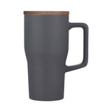 Element 18 Oz. Ceramic Mug With Wood Lid (Q223532)