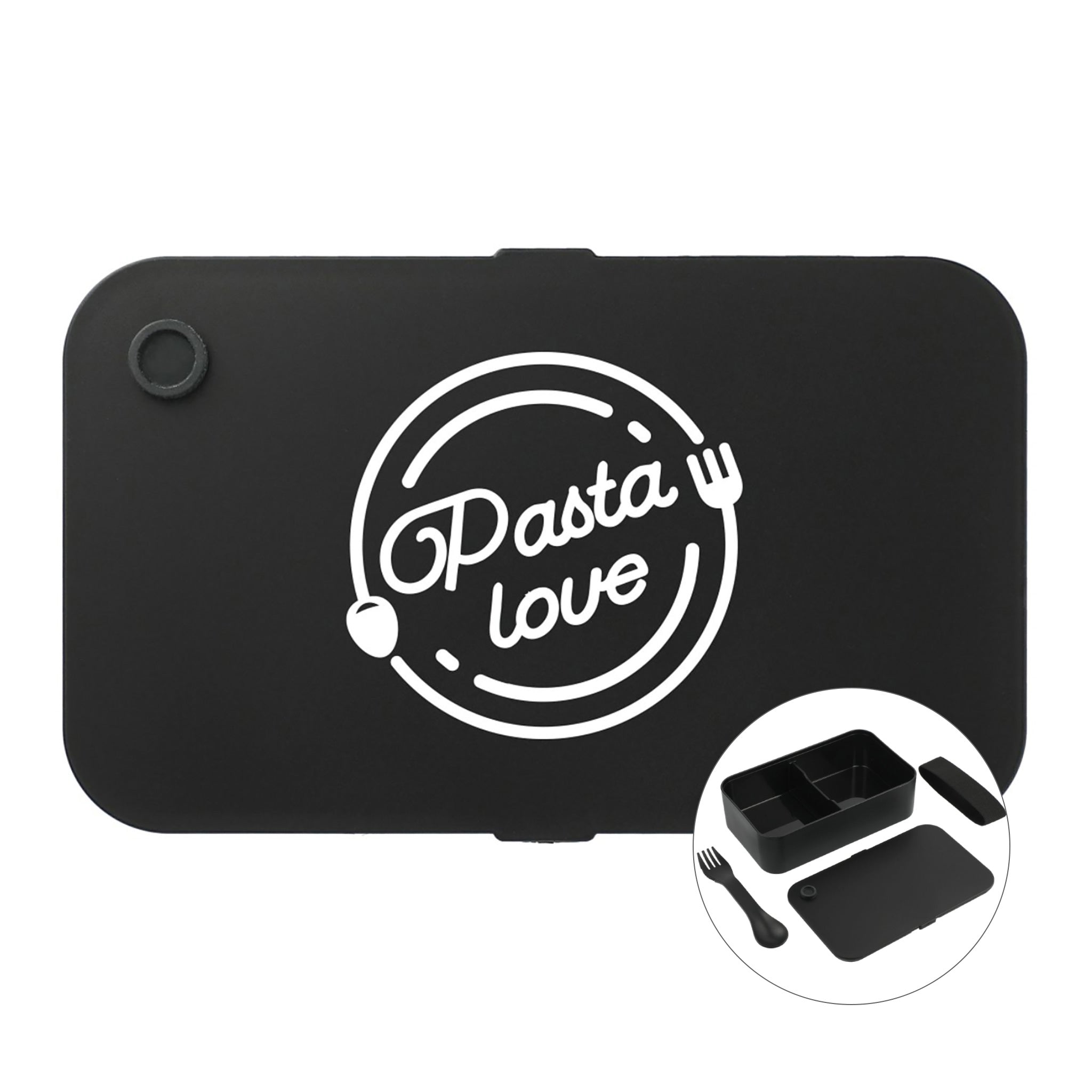 Recycled Plastic Bento Box  Imprinted with Logo (Q225622)