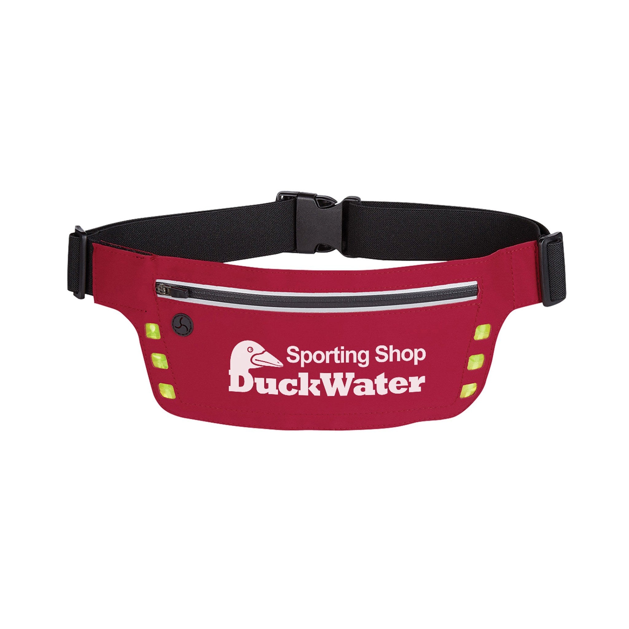 Running Belt with Reflective Safety Strip and Lights  Imprinted with Logo (Q226411)
