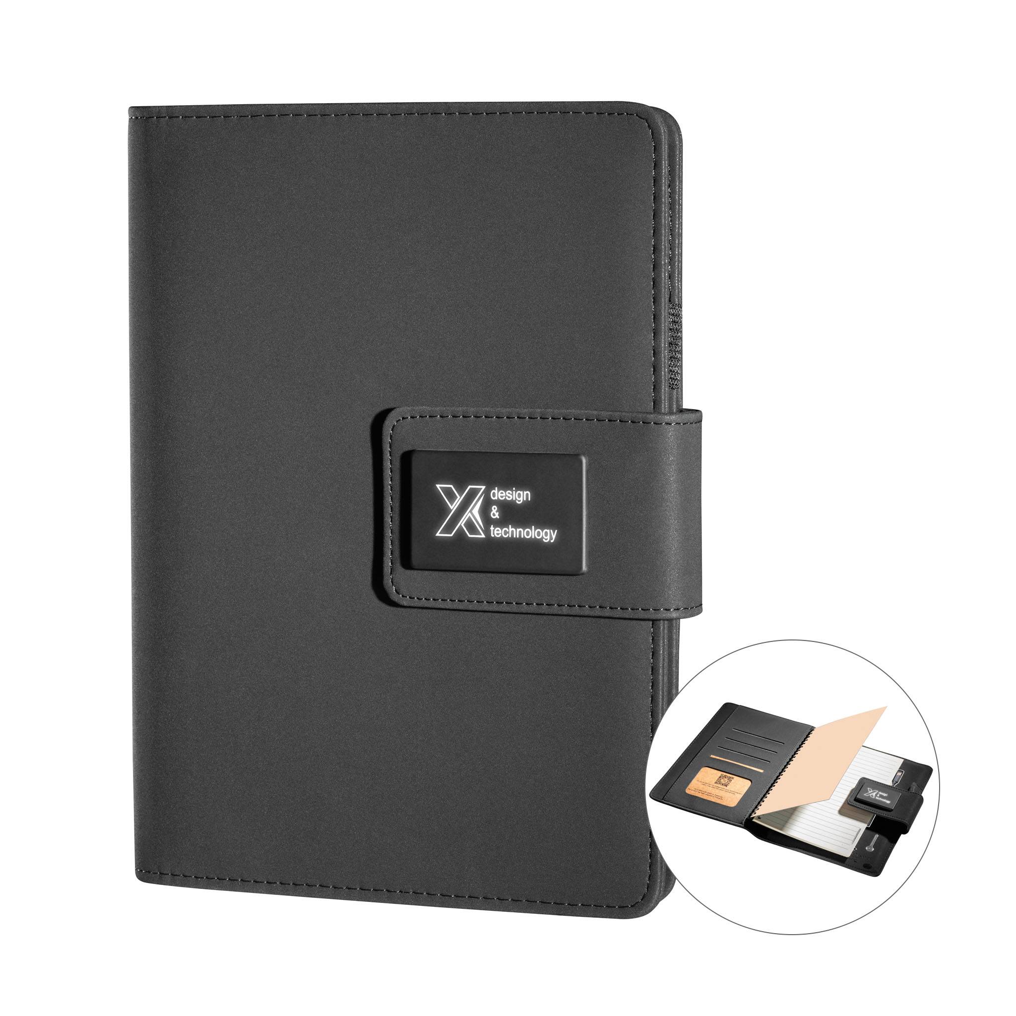 SCX Design® Notebook A5 with Power Bank 4000 mAh (Q226622)