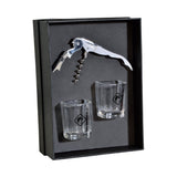 The Lachlan Waiter's Corkscrew And Shot Glass Gift Set  Imprinted with Logo (Q227332)