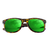 Polarized Or Mirror Tortoise Miami Sunglasses With Wood Arms (Q227822)