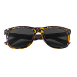 Polarized Or Mirror Tortoise Miami Sunglasses With Wood Arms (Q227822)