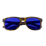 Polarized Or Mirror Tortoise Miami Sunglasses With Wood Arms (Q227822)