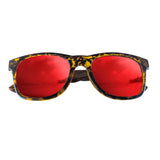 Polarized Or Mirror Tortoise Miami Sunglasses With Wood Arms (Q227822)