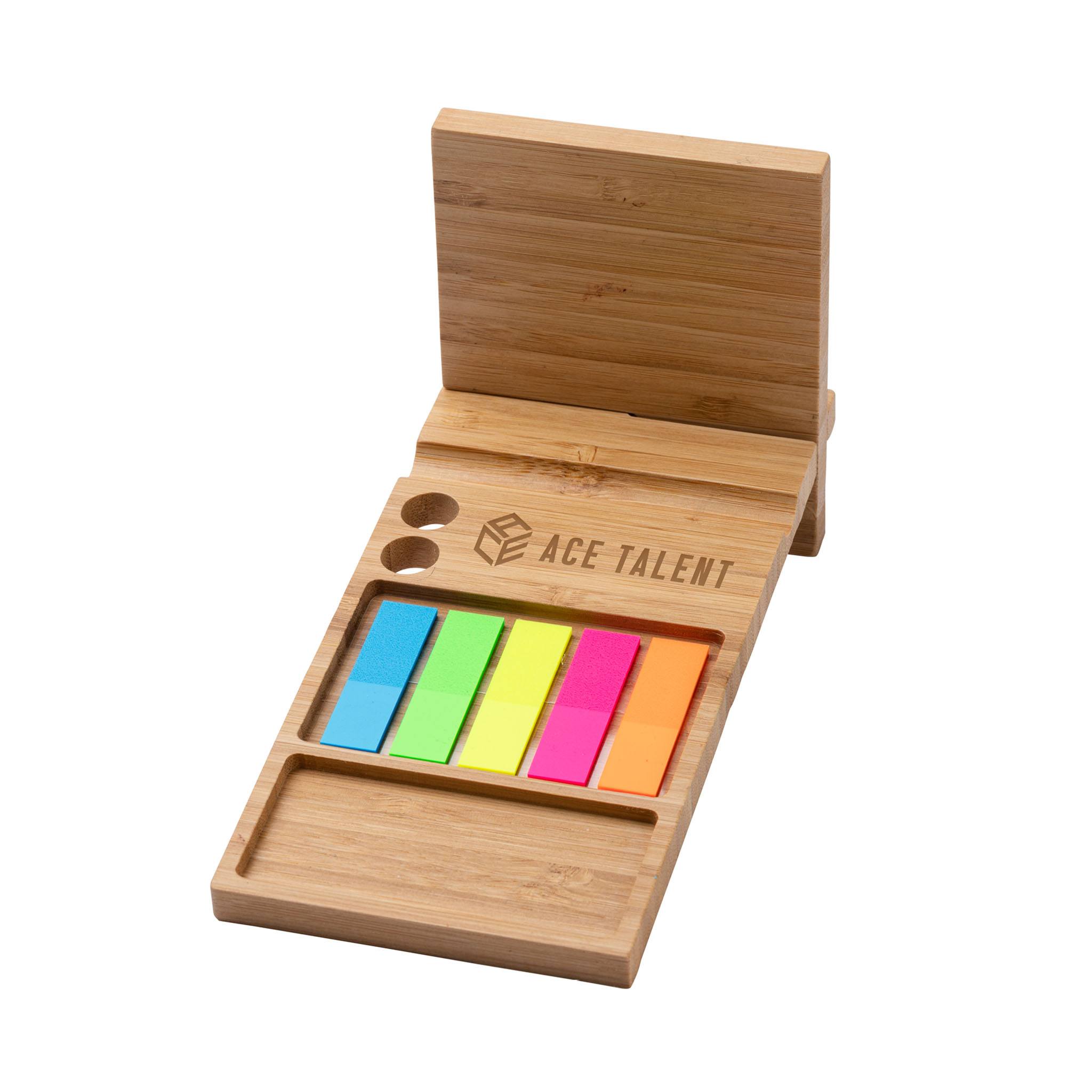 Forest Bamboo Desk Organizer  Imprinted with Logo (Q228322)