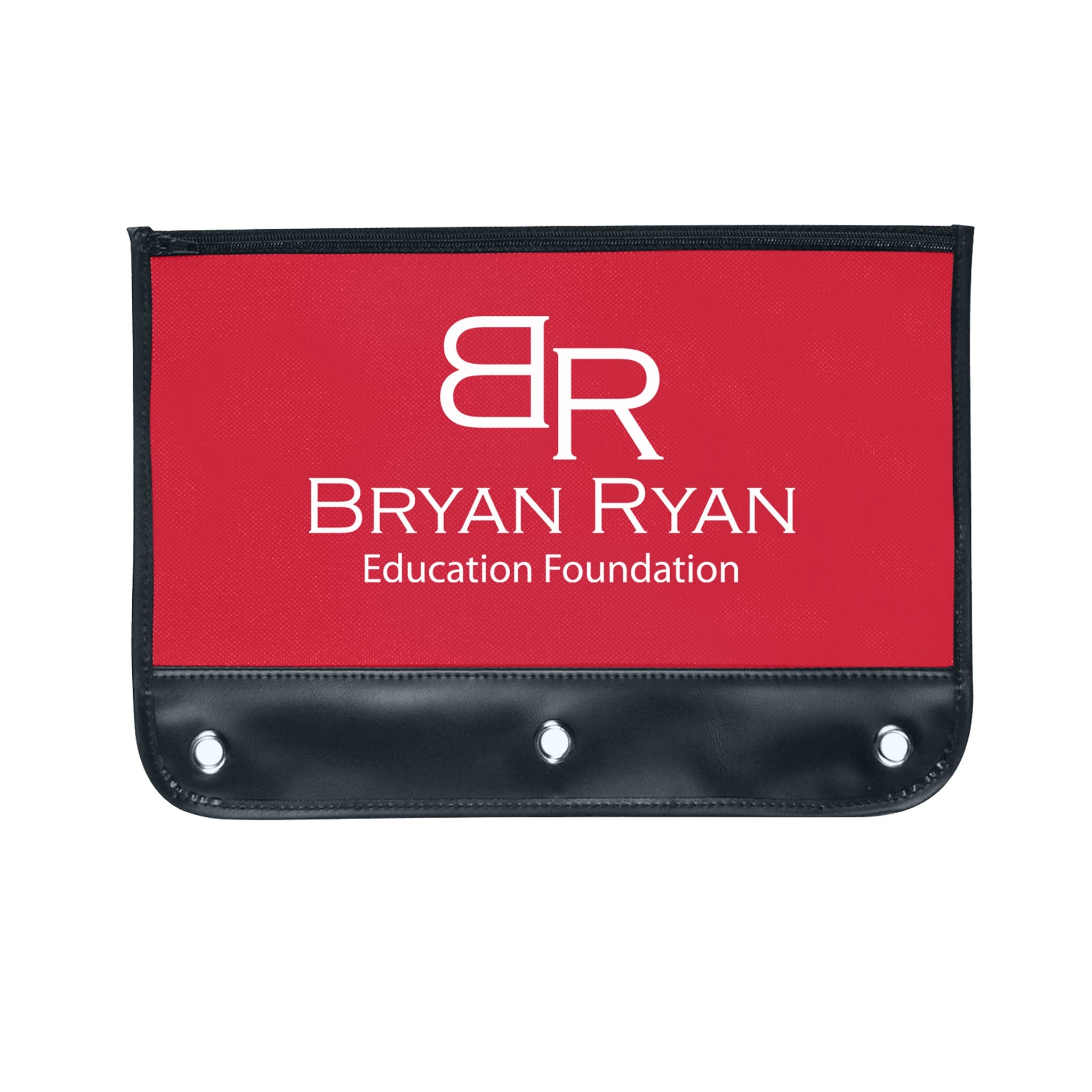 600D Nylon Zippered Pencil Cases  Imprinted with Logo (Q228411)