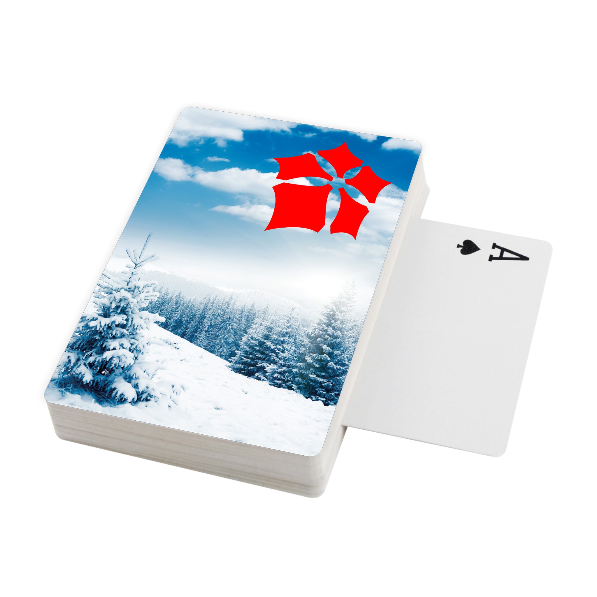Theme Backs Playing Cards - Snow Scenery (Q228911)