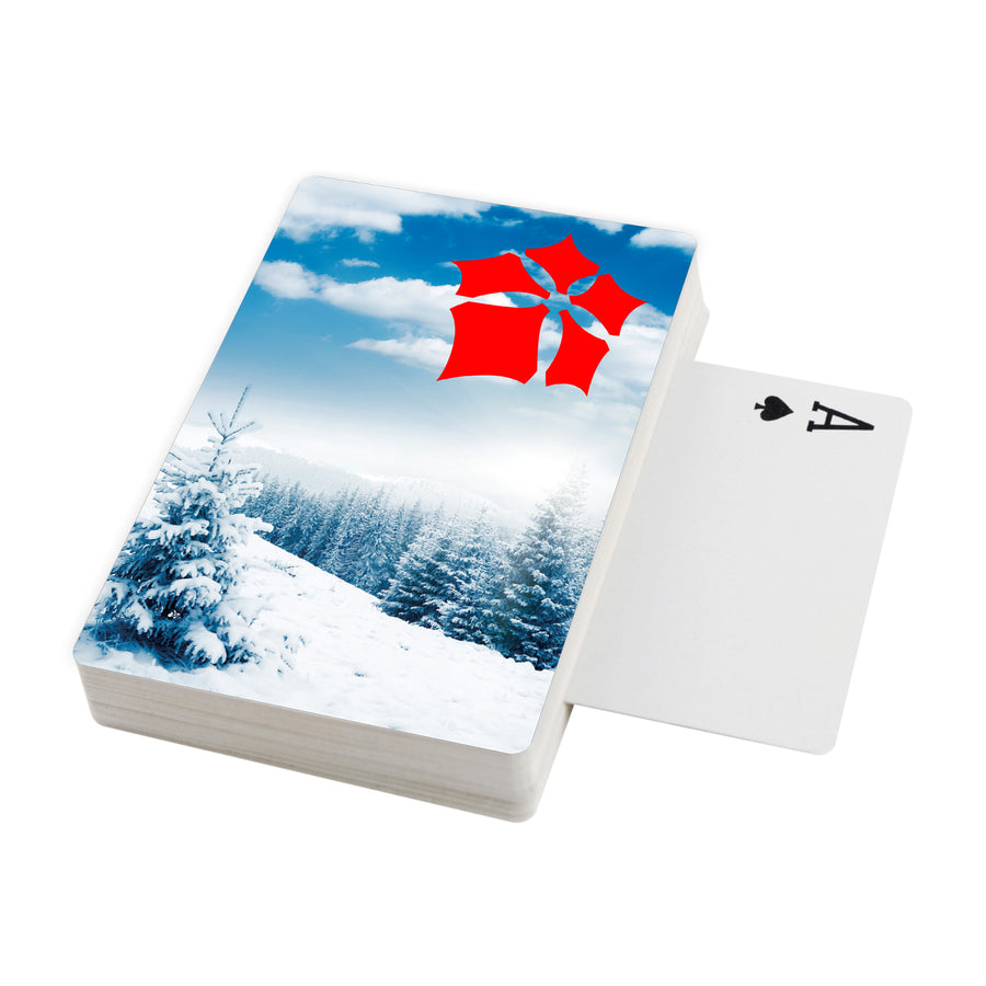 Theme Backs Playing Cards - Snow Scenery (Q228911)