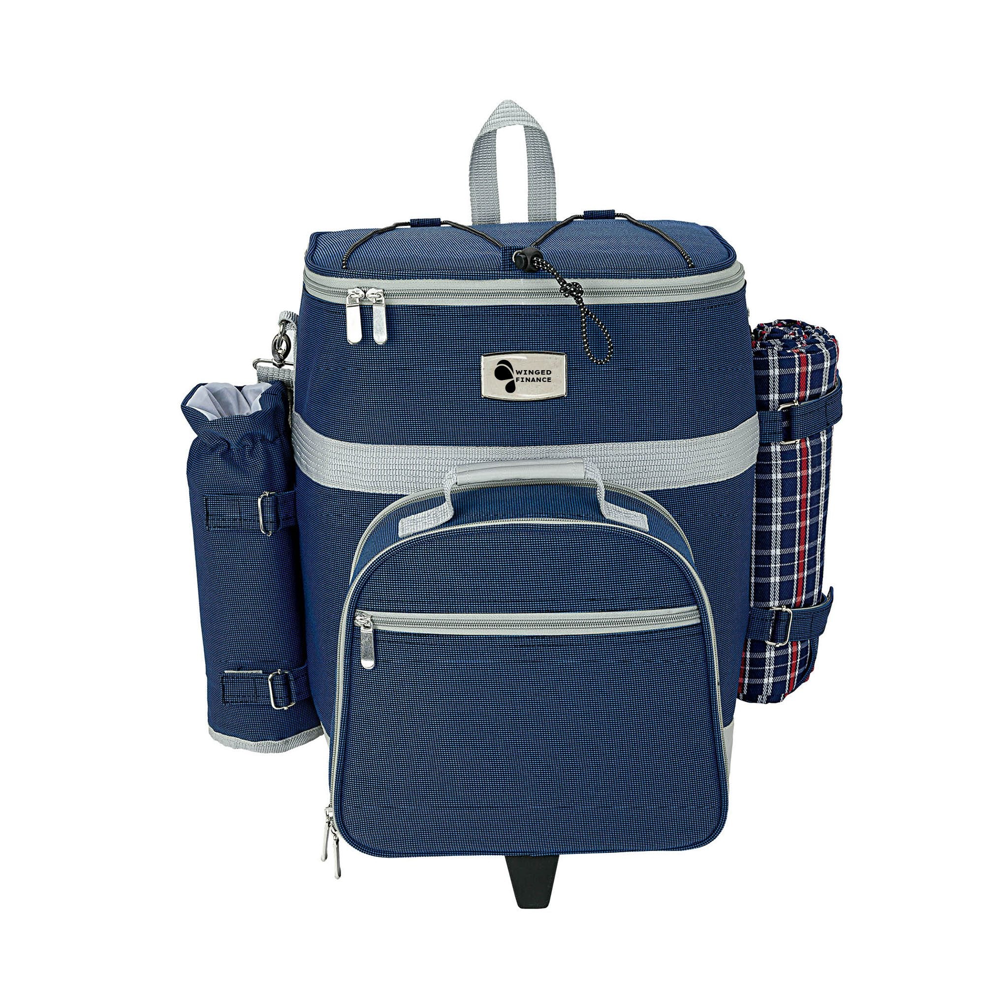 Haywood 4 Person Trolley Picnic Bag  Imprinted with Logo (Q229322)