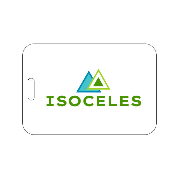 Kaleidoscope Bag Tag: 2.13 x 3.38 In. (Q230022)