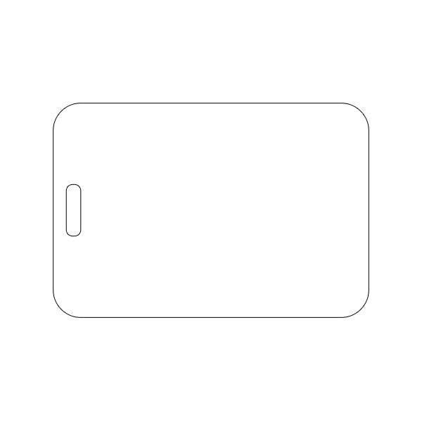 Kaleidoscope Bag Tag: 2.13 x 3.38 In. (Q230022)