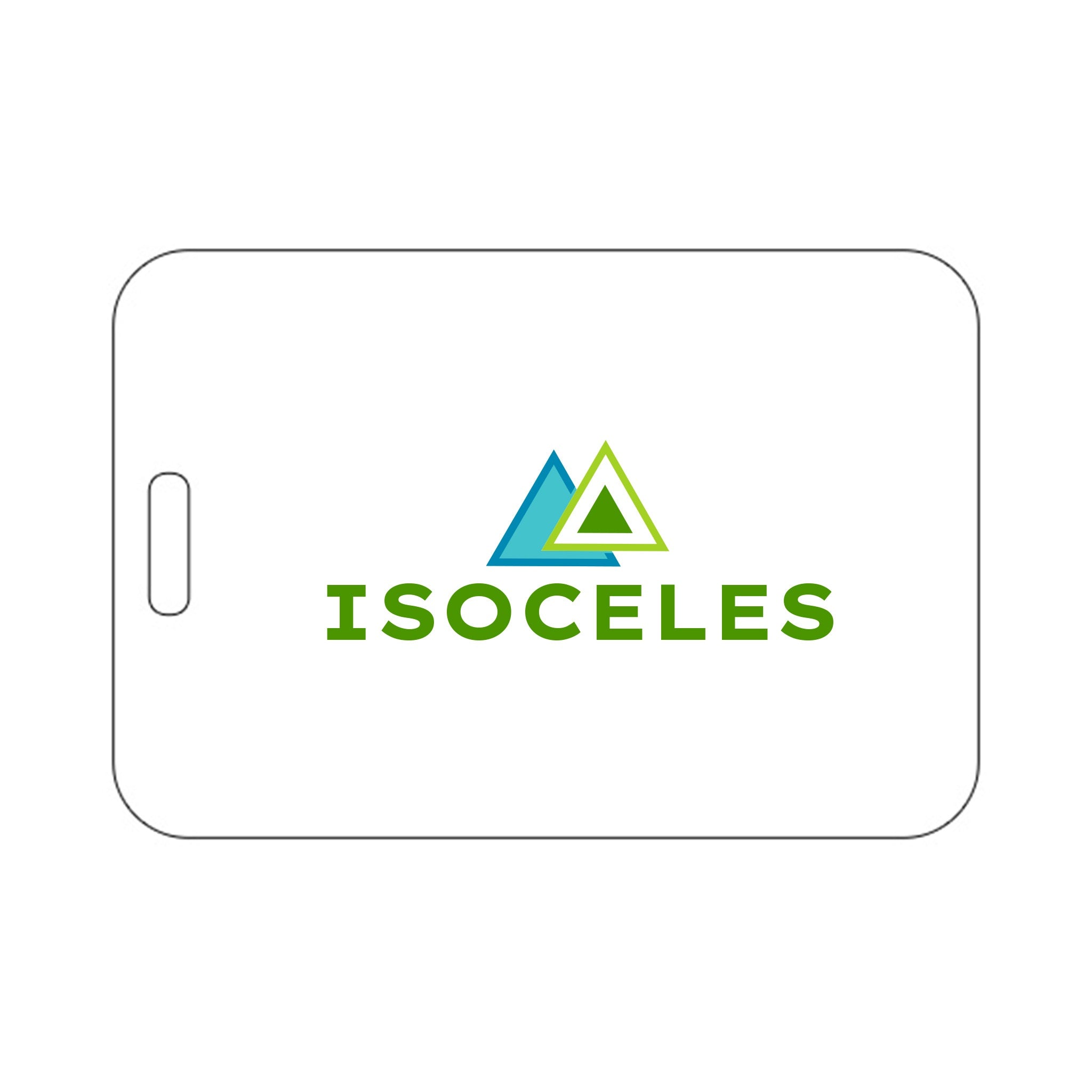 Kaleidoscope Bag Tag: 2.13 x 3.38 In. (Q230022)