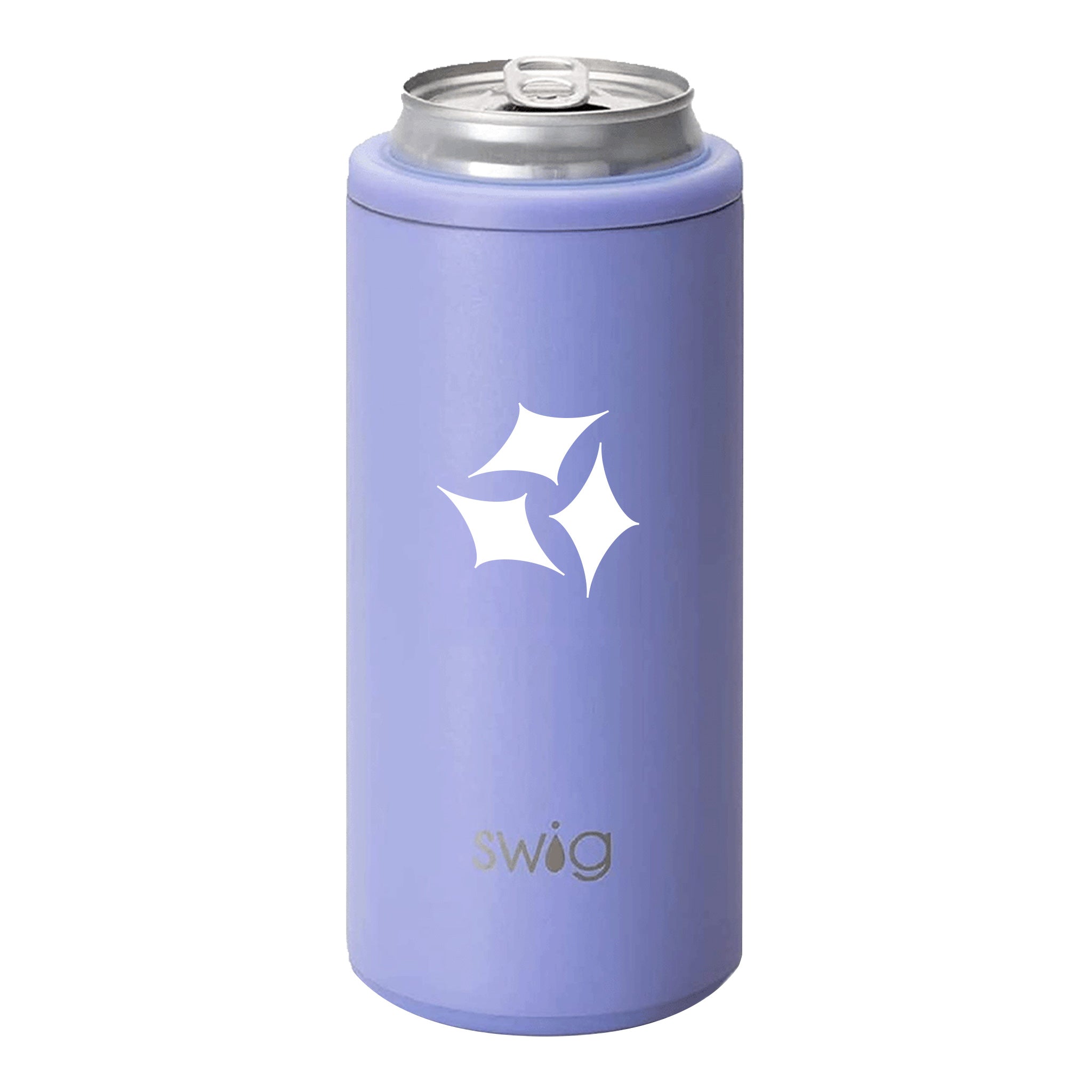 12 Oz. Swig Skinny Can Cooler - Hydrangea  Imprinted with Logo (Q230522)