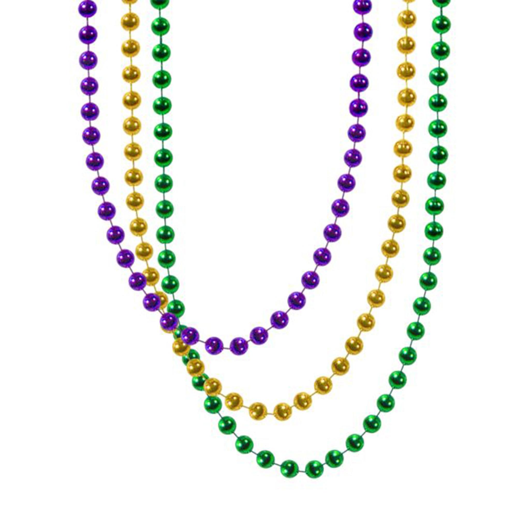 Mardi Gras Beads - Variety of Colors Available (Q231432)