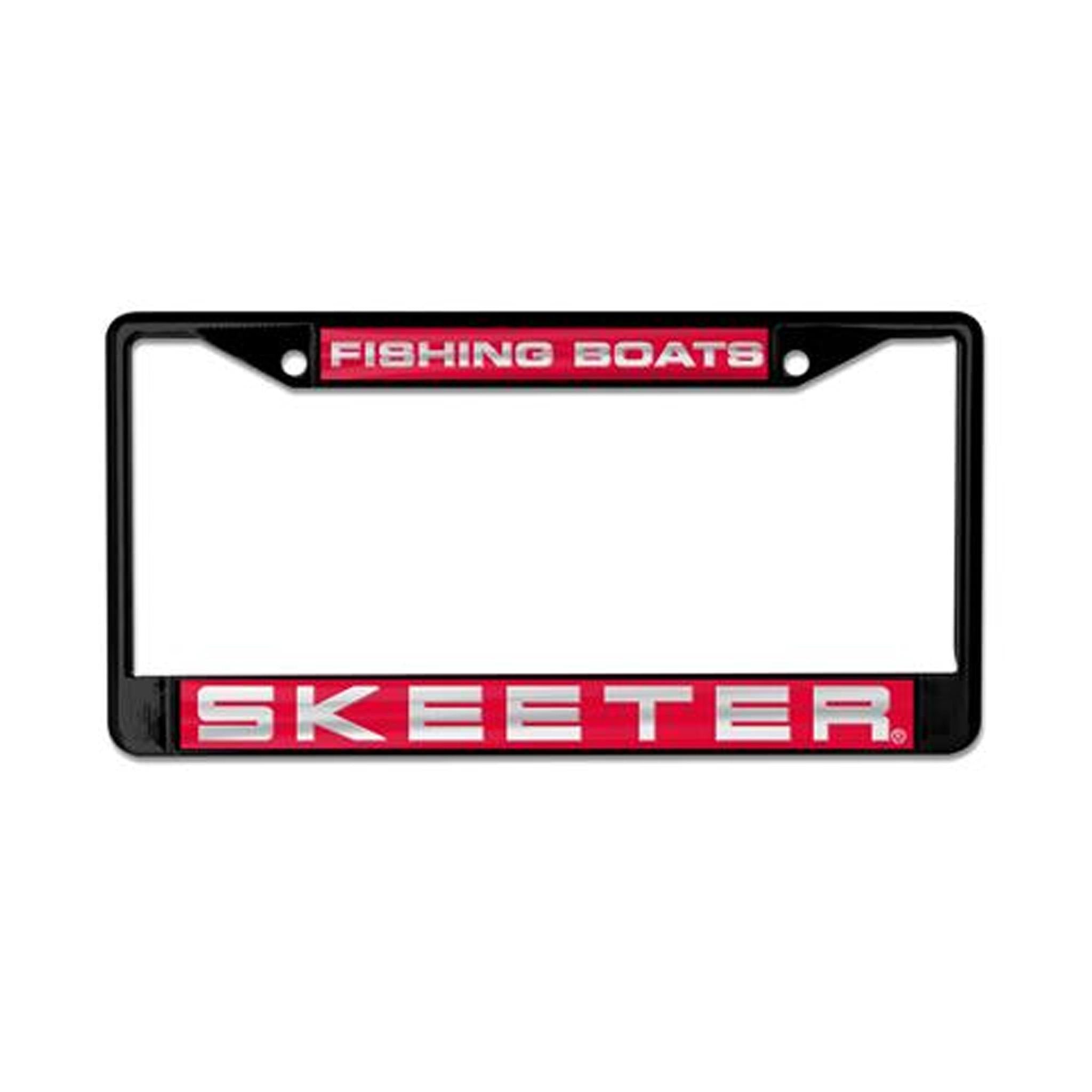 Metal License Frame With Acrylic Insert 6.25 x12.25 - Metallic Laser Cuts  Imprinted with Logo (Q232432)