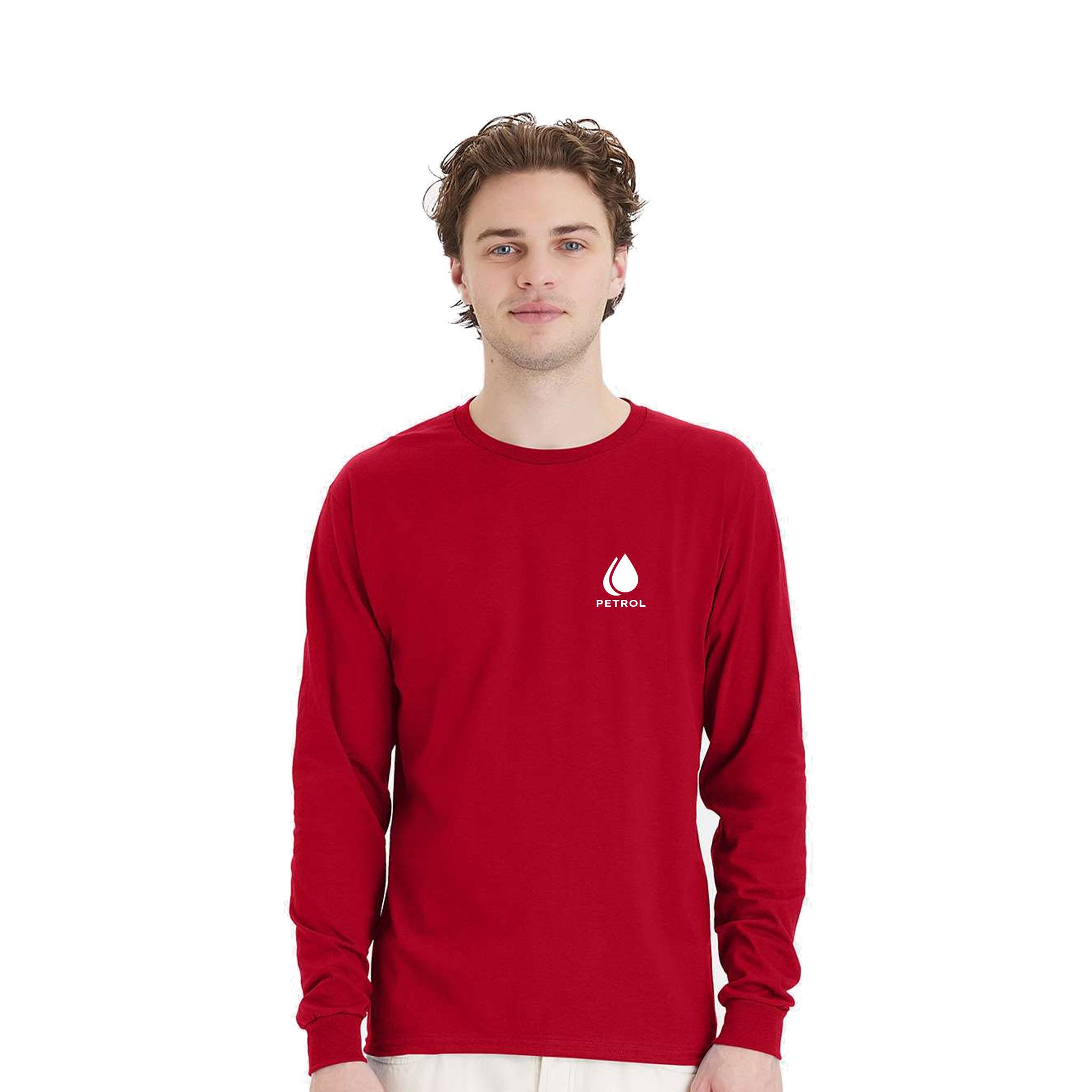 Hanes 5.2 oz. ComfortSoft® Cotton Long-Sleeve T-Shirt  Imprinted with Logo (Q233576)