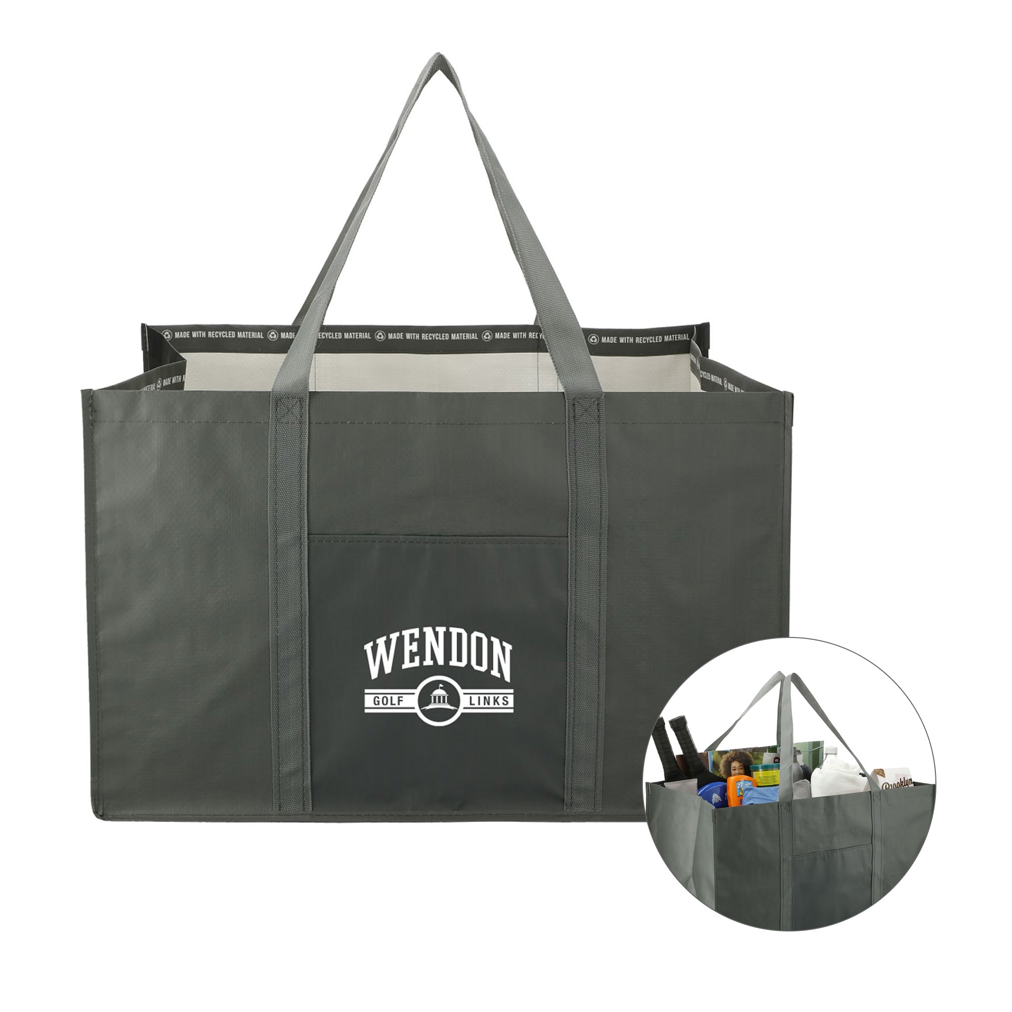 Recycled Woven Utility Tote (Q235622)