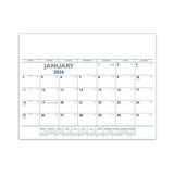 Blue & Black Desk Pad Calendar (Q235722)