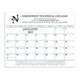 Blue & Black Desk Pad Calendar (Q235722)