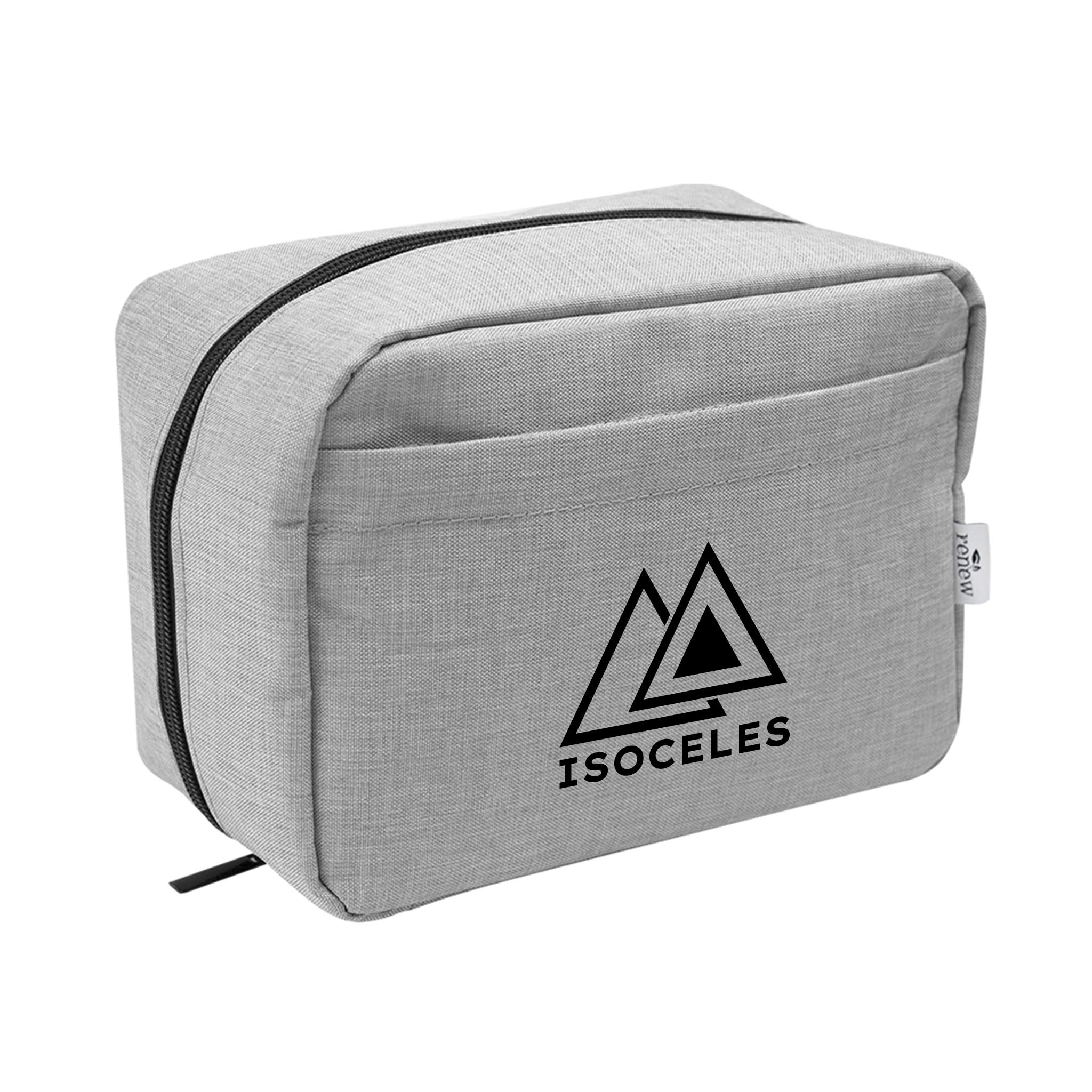 Habitat rPET Heathered Tech Pouch  Imprinted with Logo (Q236122)
