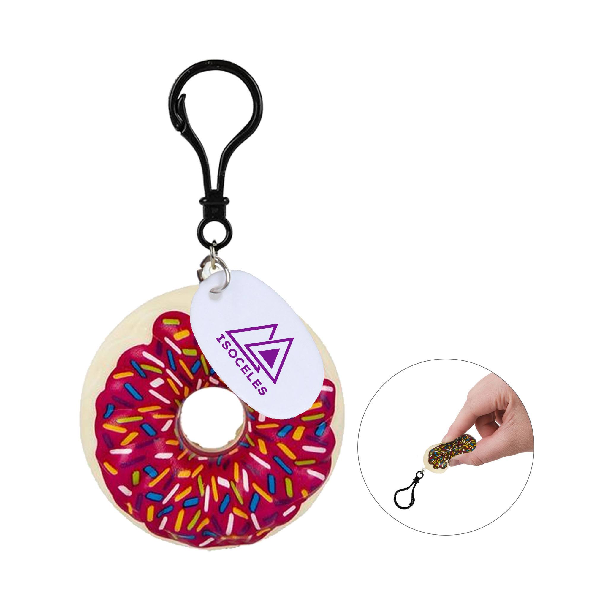 Squishy Donut Key Chain  Imprinted with Logo (Q237822)
