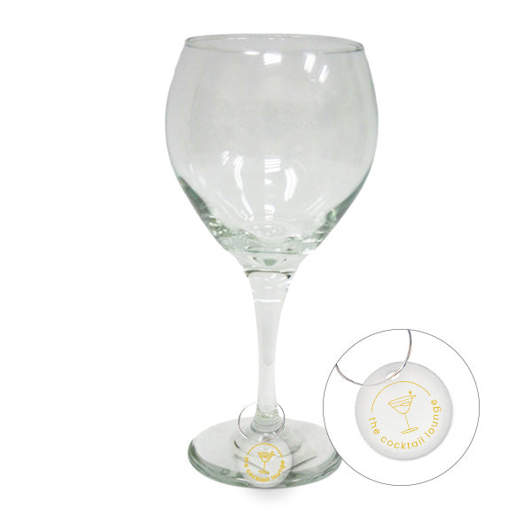 Circle Ultra Vivid Acrylic Wine Charm (Q237922)