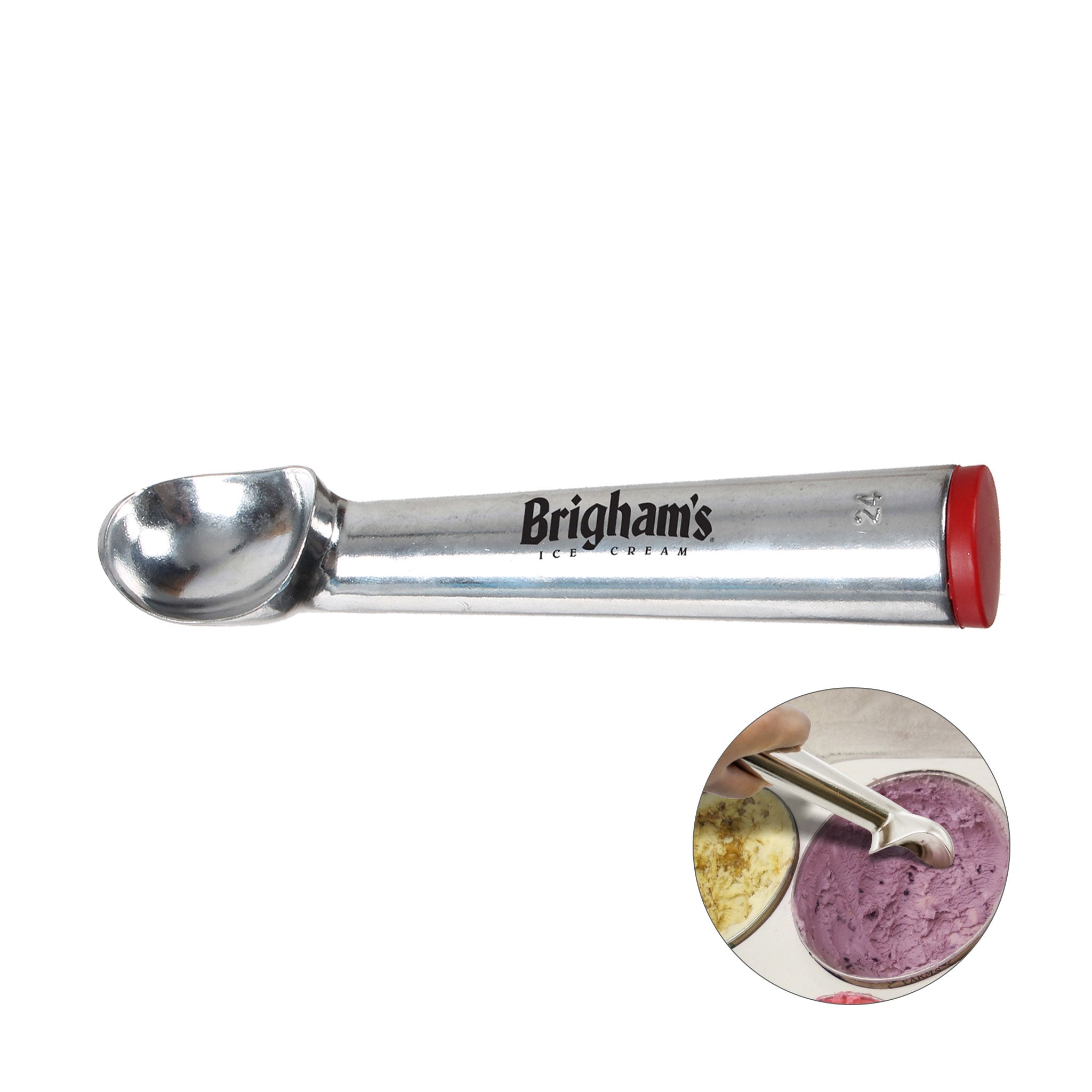 Stainless Steel Ice Cream Scoopers  Imprinted with Logo (Q240411)