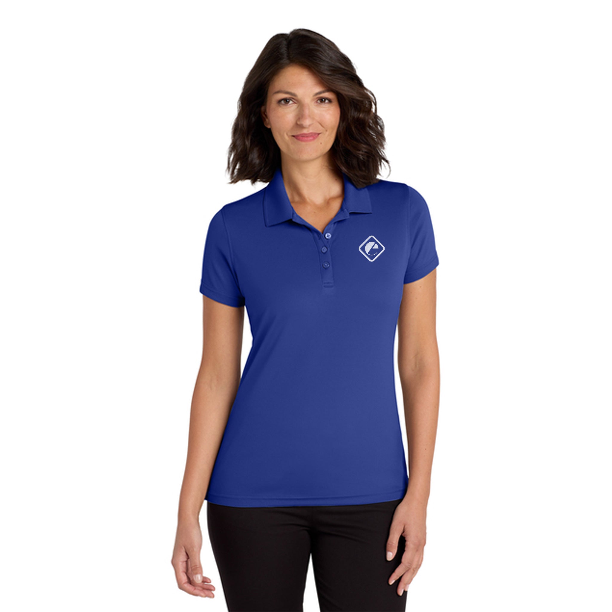 Port Authority® Ladies Dry Zone® UV Micro-Mesh Polo Shirt  Imprinted with Logo (Q240922)