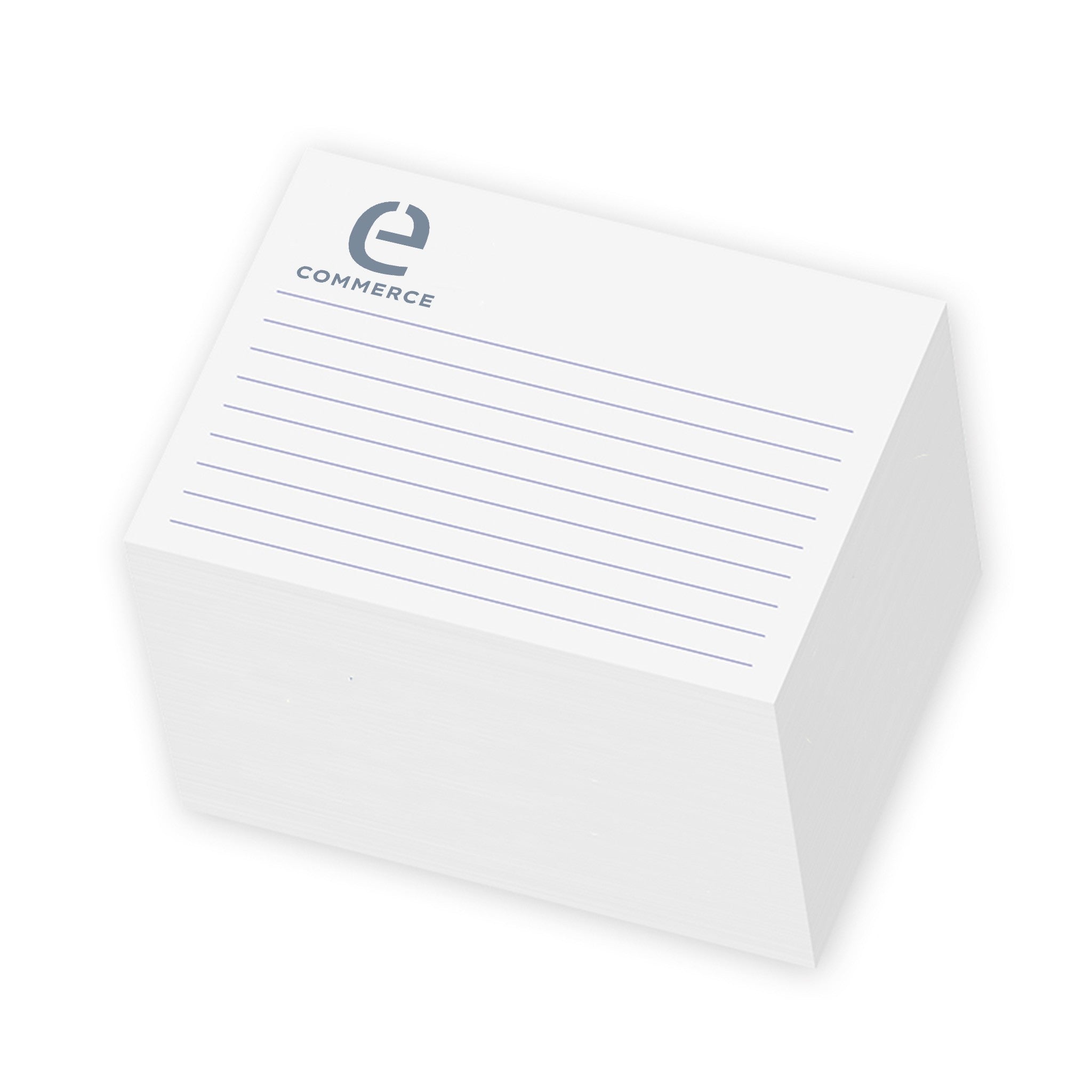 Post-it® Printed Rectangle Notes Cube -3 x 4 x 2.75  Imprinted with Logo (Q241332)