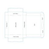 12.25" x 9.5" x 2" E-Flute Handle Box (Q241422)