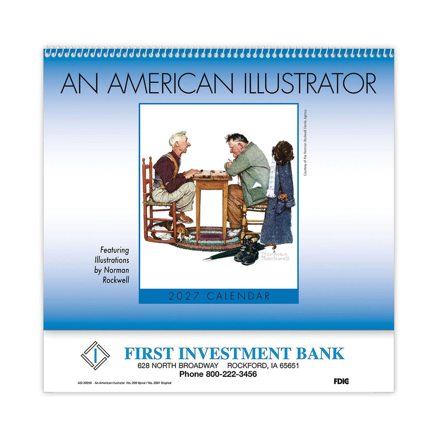 An American Illustrator Wall Calendars-Spiral (Q242011)