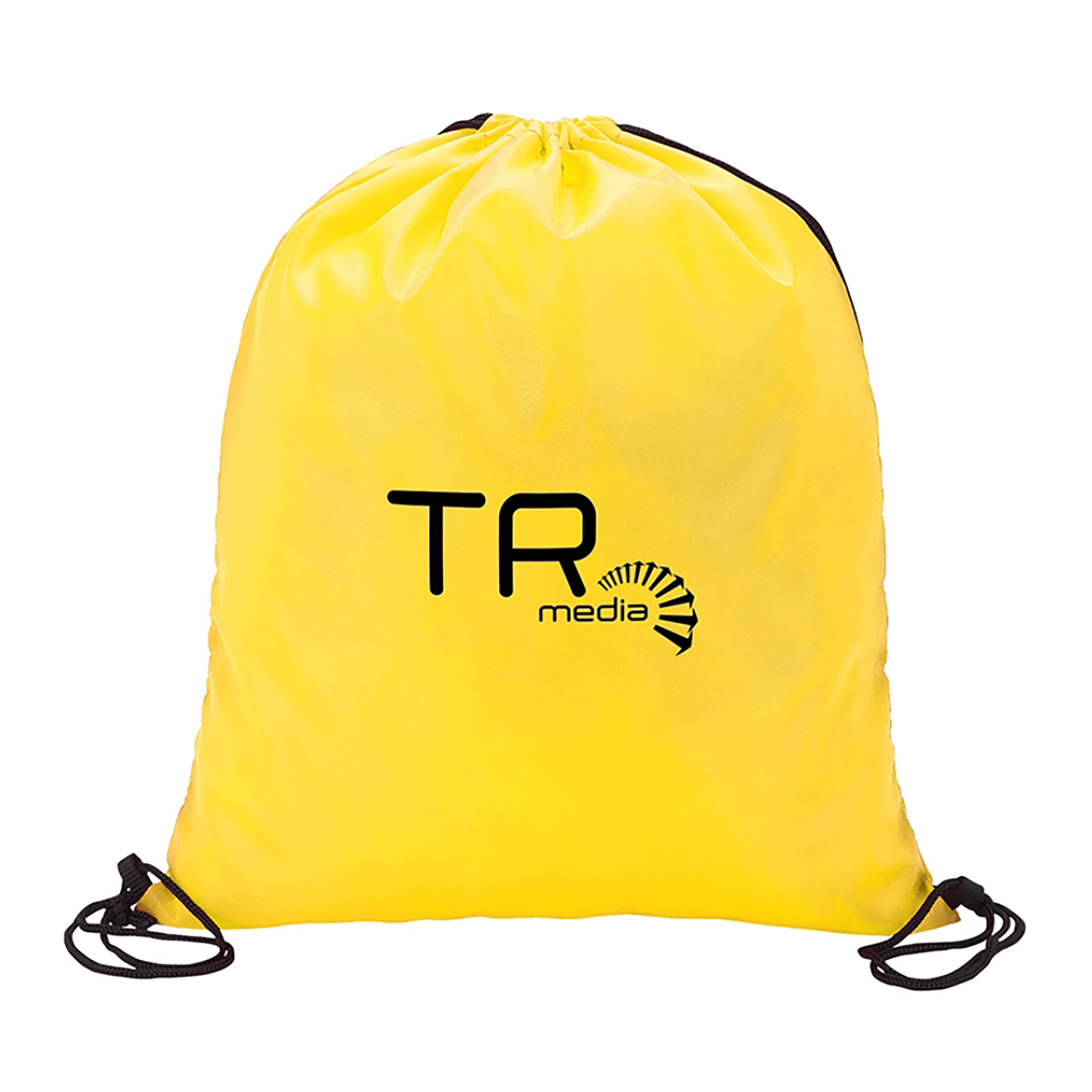 Drawstring Bag (210D Poly)  Imprinted with Logo (Q242311)