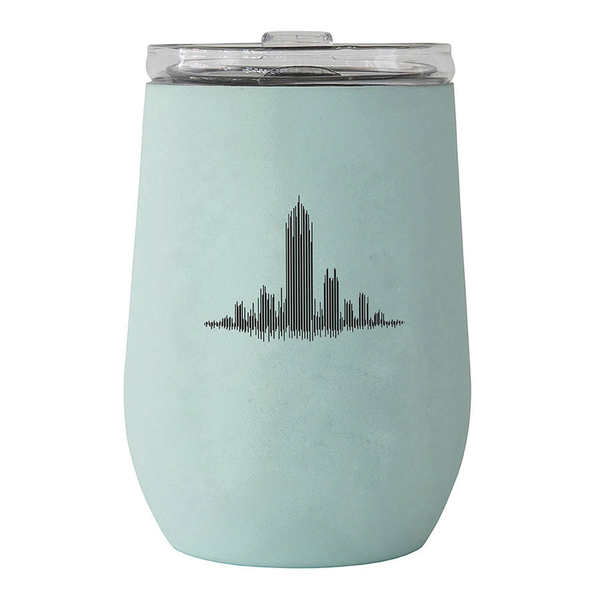 10 Oz. Vinglace Stemless Wine Tumbler - Sea Glass  Imprinted with Logo (Q242622)