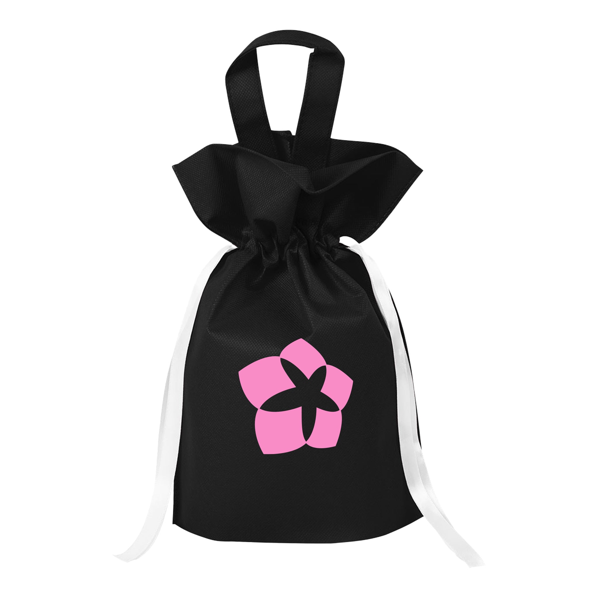 Goodie Drop Recycled Non-Woven Gift Sack  Imprinted with Logo (Q243632)