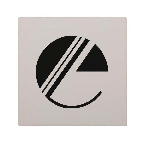 Single Square Stone Coaster  Imprinted with Logo (Q245922)
