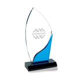 Acrylic Sky Accent Award  Imprinted with Logo (Q246611)