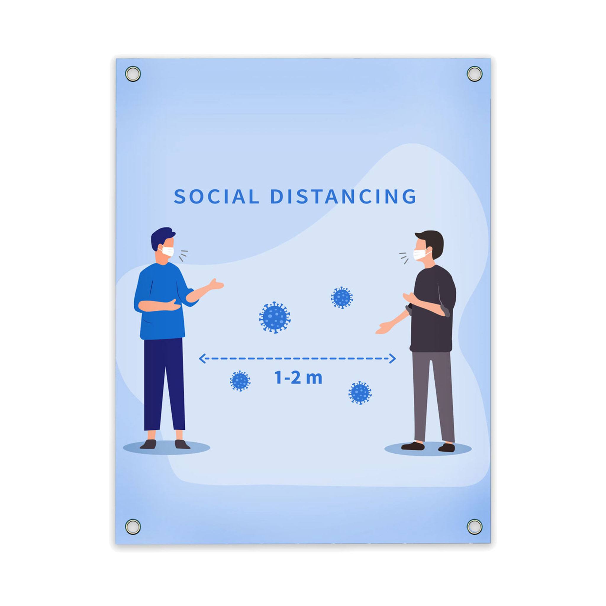 36" Small Banner - All Over Dye Sub (Q249622)